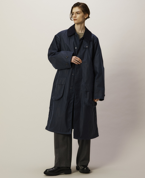 【JOHN PARTRIDGE/ジョンパートリッジ】6oz Wax BALMACAAN COAT 詳細画像 BLACK 5