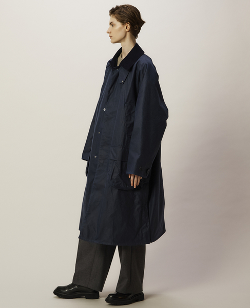 【JOHN PARTRIDGE/ジョンパートリッジ】6oz Wax BALMACAAN COAT 詳細画像 BLACK 6