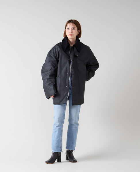 【JOHN PARTRIDGE/ジョンパートリッジ】6oz OVERSIZED COVERALL JACKET 詳細画像 BLACK 22