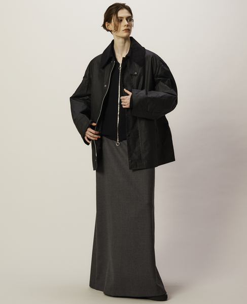 【JOHN PARTRIDGE/ジョンパートリッジ】6oz OVERSIZED COVERALL JACKET 詳細画像 BLACK 5