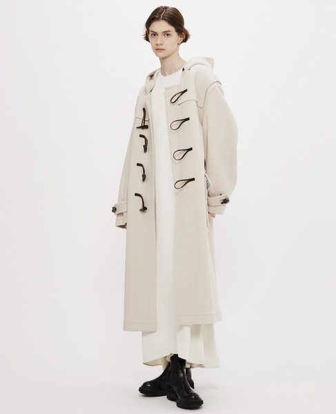 【MONTGOMERY/モンゴメリー】Kennington Pile Melton Duffle Coat 詳細画像 IVORY 10