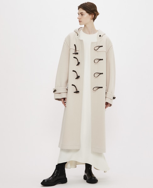 【MONTGOMERY/モンゴメリー】Kennington Pile Melton Duffle Coat 詳細画像 IVORY 11