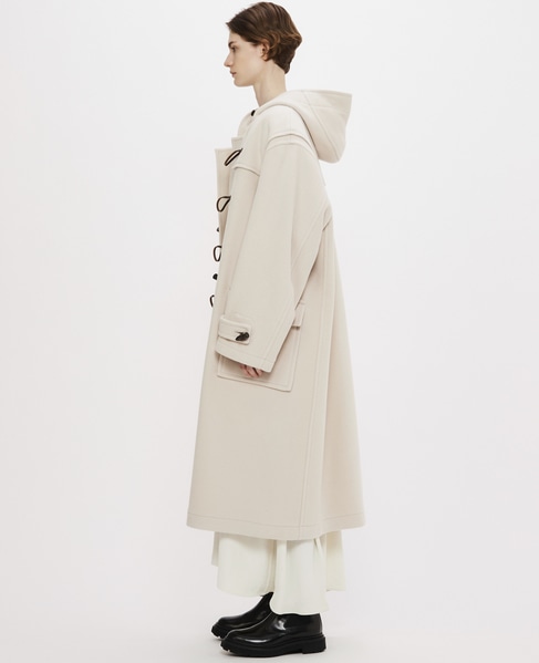 【MONTGOMERY/モンゴメリー】Kennington Pile Melton Duffle Coat 詳細画像 IVORY 14