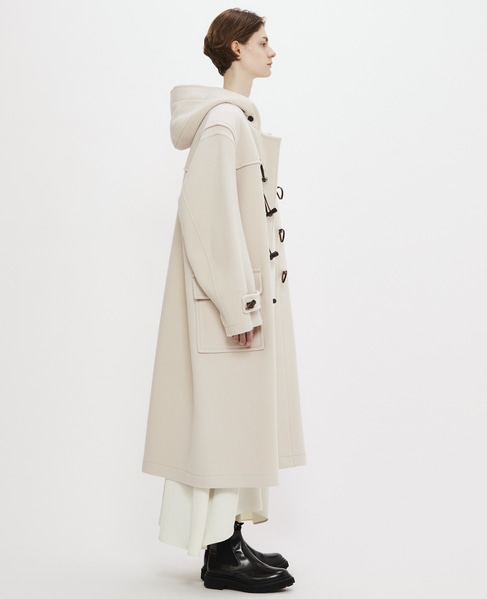 【MONTGOMERY/モンゴメリー】Kennington Pile Melton Duffle Coat 詳細画像 IVORY 16