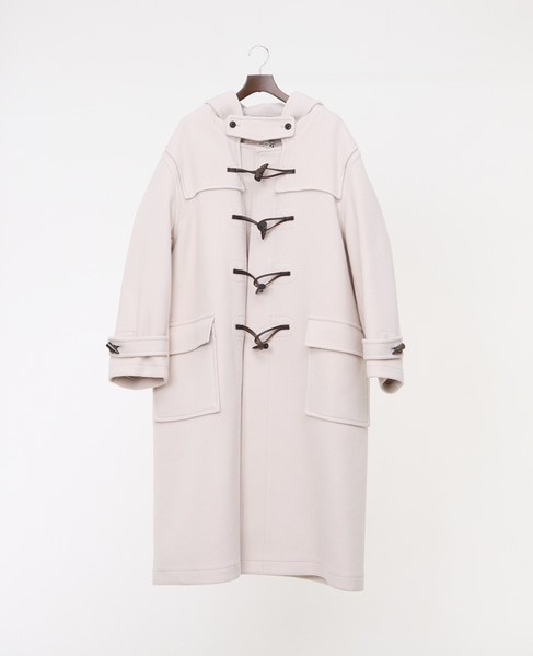 【MONTGOMERY/モンゴメリー】Kennington Pile Melton Duffle Coat 詳細画像 IVORY 2