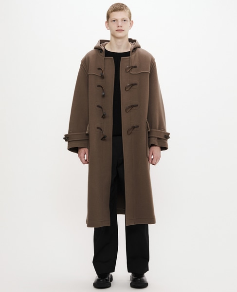 【MONTGOMERY/モンゴメリー】Kennington Pile Melton Duffle Coat 詳細画像 BLUE 12