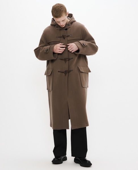 【MONTGOMERY/モンゴメリー】Kennington Pile Melton Duffle Coat 詳細画像 BLUE 17