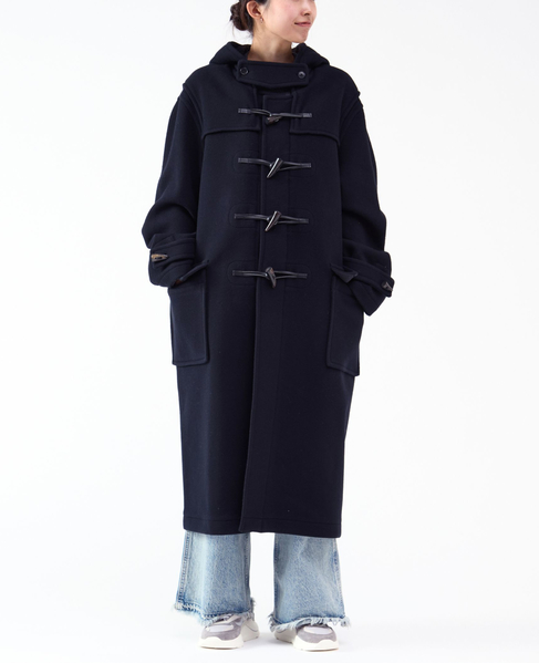 【MONTGOMERY/モンゴメリー】Kennington Pile Melton Duffle Coat 詳細画像 BLUE 18