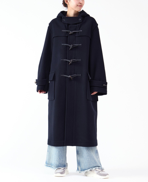 【MONTGOMERY/モンゴメリー】Kennington Pile Melton Duffle Coat 詳細画像 BLUE 19