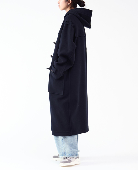 【MONTGOMERY/モンゴメリー】Kennington Pile Melton Duffle Coat 詳細画像 BLUE 20