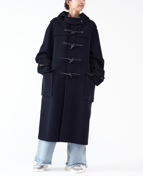 【MONTGOMERY/モンゴメリー】Kennington Pile Melton Duffle Coat 詳細画像 BLUE 24