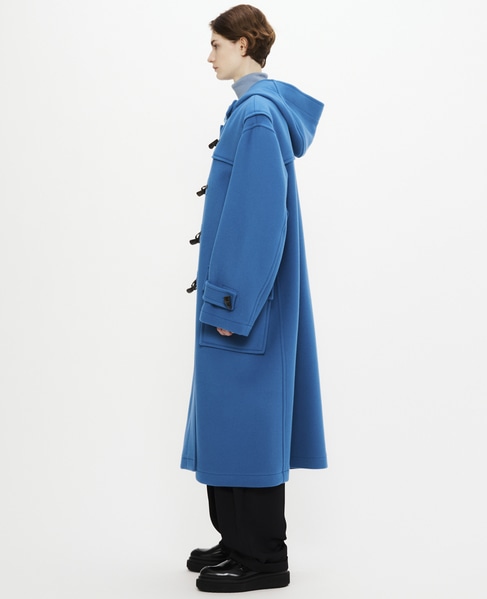 【MONTGOMERY/モンゴメリー】Kennington Pile Melton Duffle Coat 詳細画像 BLUE 4