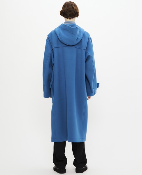 【MONTGOMERY/モンゴメリー】Kennington Pile Melton Duffle Coat 詳細画像 BLUE 5