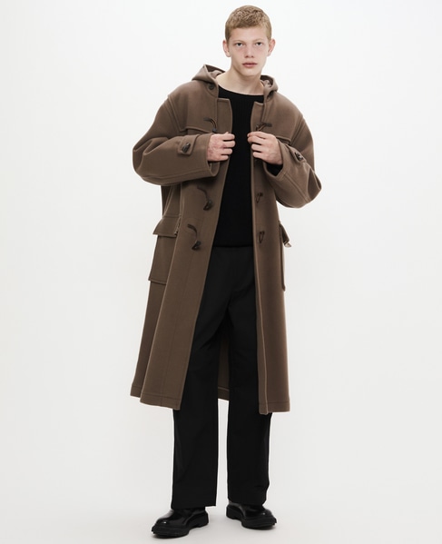 【MONTGOMERY/モンゴメリー】Kennington Pile Melton Duffle Coat 詳細画像 BLUE 7