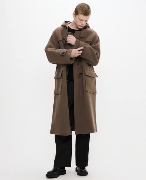 【MONTGOMERY/モンゴメリー】Kennington Pile Melton Duffle Coat 詳細画像 BLUE 9