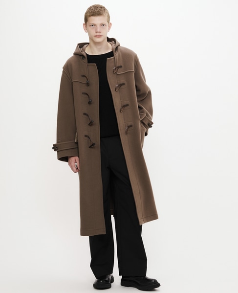 【MONTGOMERY/モンゴメリー】Kennington Pile Melton Duffle Coat 詳細画像 GREIGE 1