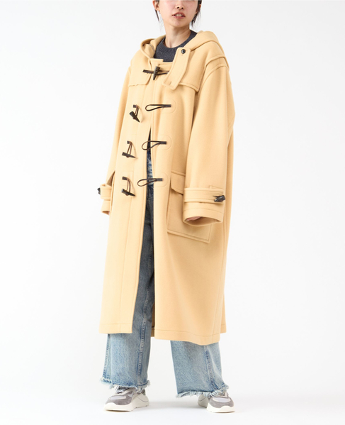 【MONTGOMERY/モンゴメリー】Kennington Pile Melton Duffle Coat 詳細画像 GREIGE 10