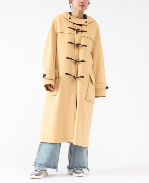 【MONTGOMERY/モンゴメリー】Kennington Pile Melton Duffle Coat 詳細画像 GREIGE 11