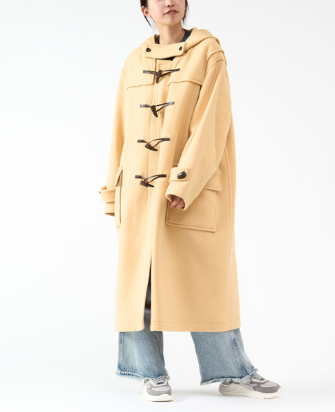 【MONTGOMERY/モンゴメリー】Kennington Pile Melton Duffle Coat 詳細画像 GREIGE 17