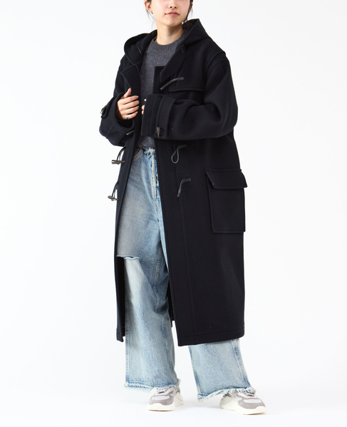 【MONTGOMERY/モンゴメリー】Kennington Pile Melton Duffle Coat 詳細画像 GREIGE 18