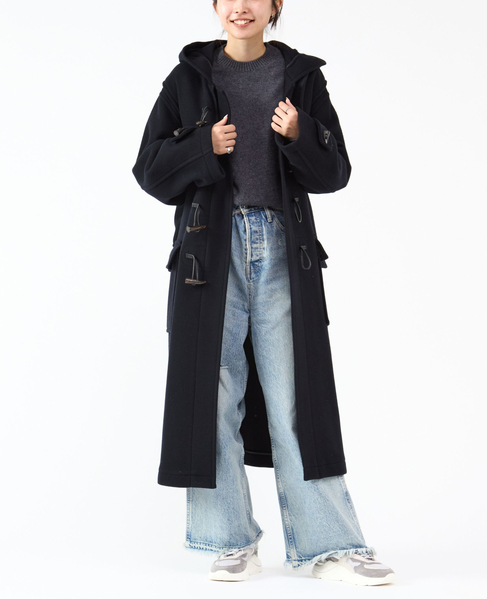 【MONTGOMERY/モンゴメリー】Kennington Pile Melton Duffle Coat 詳細画像 GREIGE 19