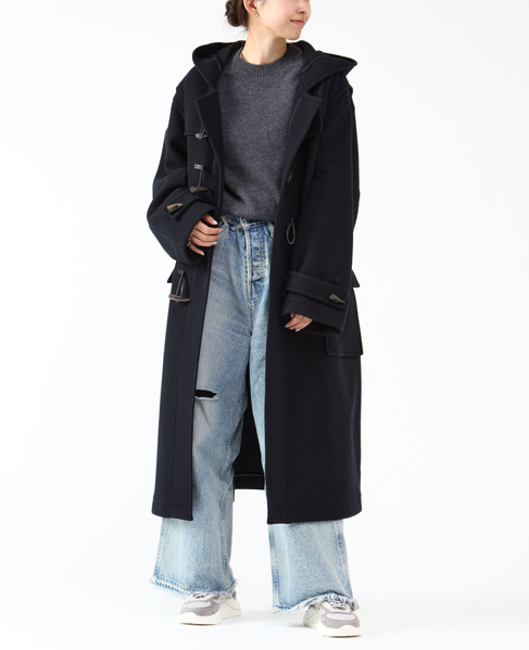 【MONTGOMERY/モンゴメリー】Kennington Pile Melton Duffle Coat 詳細画像 GREIGE 20