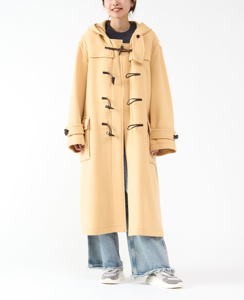 【MONTGOMERY/モンゴメリー】Kennington Pile Melton Duffle Coat 詳細画像 GREIGE 3