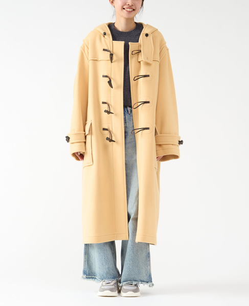 【MONTGOMERY/モンゴメリー】Kennington Pile Melton Duffle Coat 詳細画像 GREIGE 5