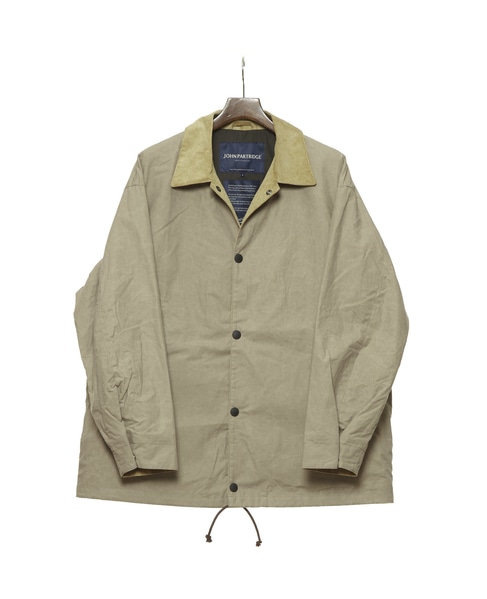 【JOHN PARTRIDGE/ジョンパートリッジ】COACH JACKET 2024AW 詳細画像 BEIGE 1