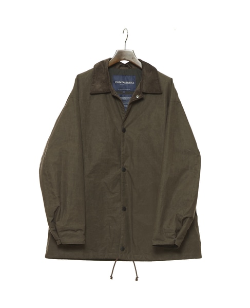 【JOHN PARTRIDGE/ジョンパートリッジ】COACH JACKET 2024AW 詳細画像 BROWN 1