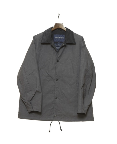 【JOHN PARTRIDGE/ジョンパートリッジ】COACH JACKET 2024AW 詳細画像 CHARCOAL 1