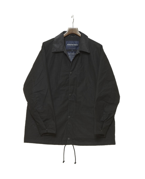 【JOHN PARTRIDGE/ジョンパートリッジ】COACH JACKET 2024AW 詳細画像 BLACK 1