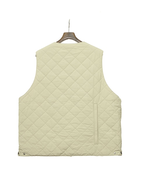 【JOHN PARTRIDGE/ジョンパートリッジ】PADDED VEST　2024AW 詳細画像 BEIGE 2