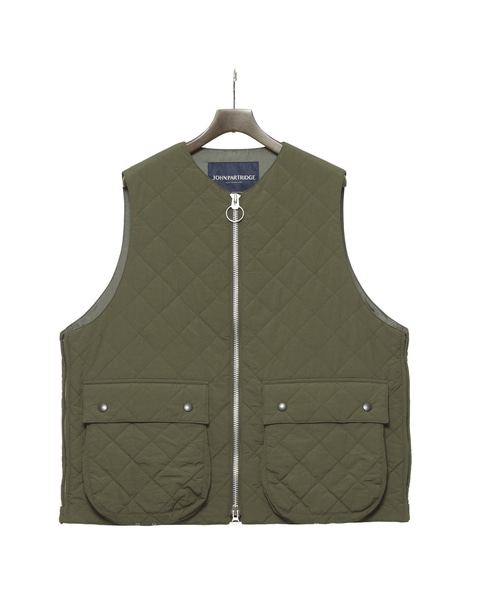 【JOHN PARTRIDGE/ジョンパートリッジ】PADDED VEST　2024AW 詳細画像 OLIVE 1