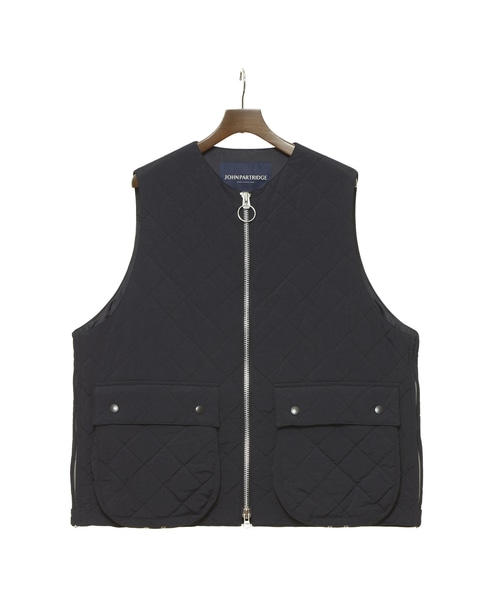 【JOHN PARTRIDGE/ジョンパートリッジ】PADDED VEST　2024AW 詳細画像 BLACK 1