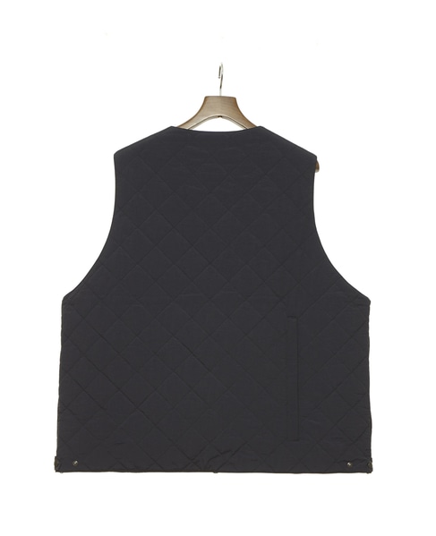 【JOHN PARTRIDGE/ジョンパートリッジ】PADDED VEST　2024AW 詳細画像 BLACK 2