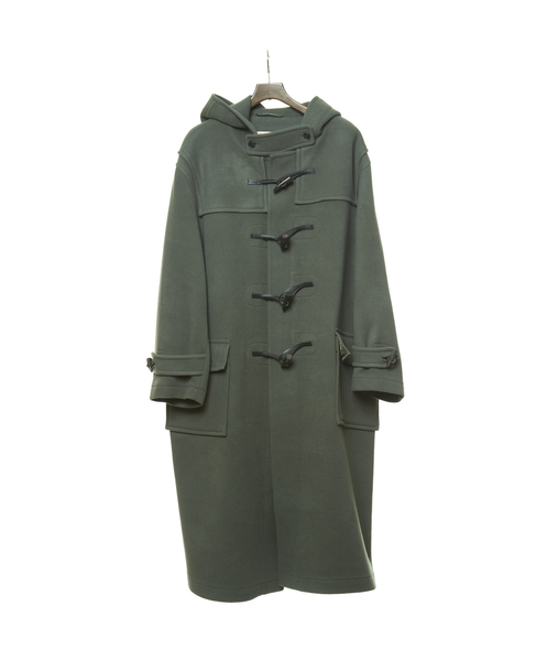 【MONTGOMERY/モンゴメリー】Kennington Pile Melton Duffle Coat 24AW 詳細画像 GREEN 1