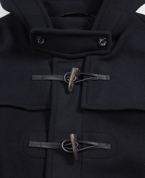 【MONTGOMERY/モンゴメリー】Kennington Pile Melton Duffle Coat 24AW 詳細画像 BLACK 2