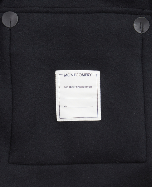 【MONTGOMERY/モンゴメリー】Kennington Pile Melton Duffle Coat 24AW 詳細画像 BLACK 4