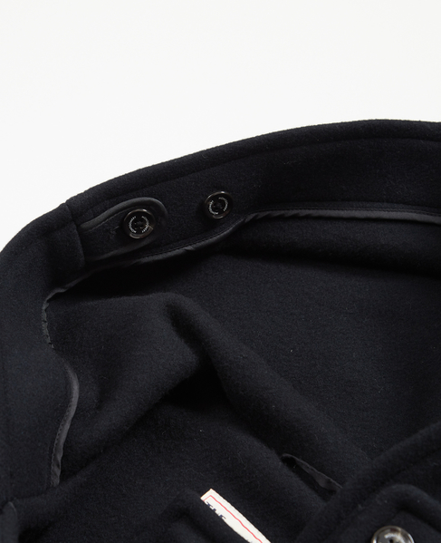 【MONTGOMERY/モンゴメリー】Kennington Pile Melton Duffle Coat 24AW 詳細画像 BLACK 6