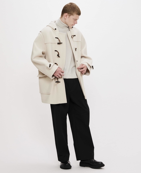 【MONTGOMERY/モンゴメリー】Alton  Pile Melton Duffle Coat  Short Length 24AW 詳細画像 IVORY 1