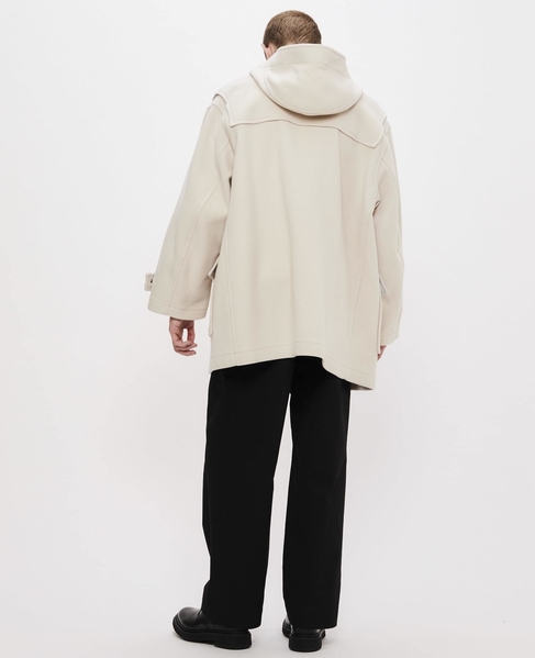 【MONTGOMERY/モンゴメリー】Alton  Pile Melton Duffle Coat  Short Length 24AW 詳細画像 IVORY 11