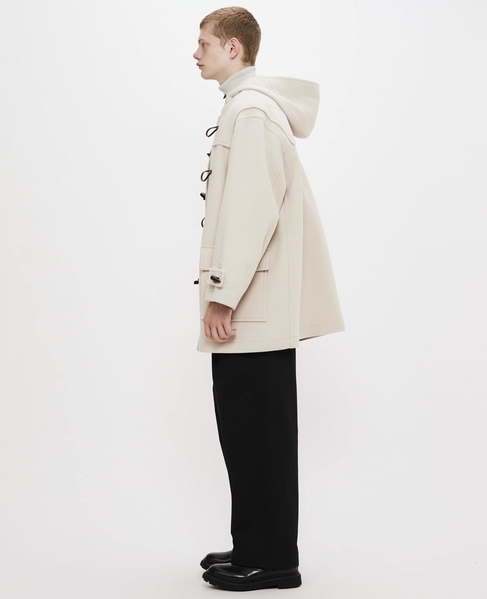 【MONTGOMERY/モンゴメリー】Alton  Pile Melton Duffle Coat  Short Length 24AW 詳細画像 IVORY 14