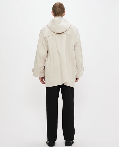 【MONTGOMERY/モンゴメリー】Alton  Pile Melton Duffle Coat  Short Length 24AW 詳細画像 IVORY 15