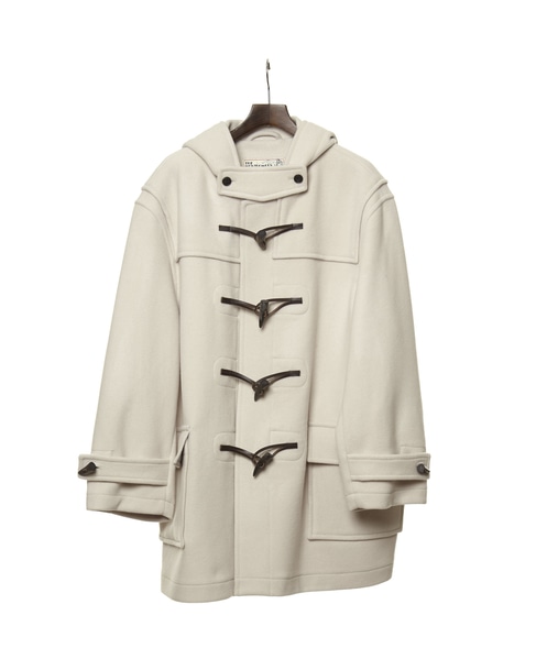 【MONTGOMERY/モンゴメリー】Alton  Pile Melton Duffle Coat  Short Length 24AW 詳細画像 IVORY 2