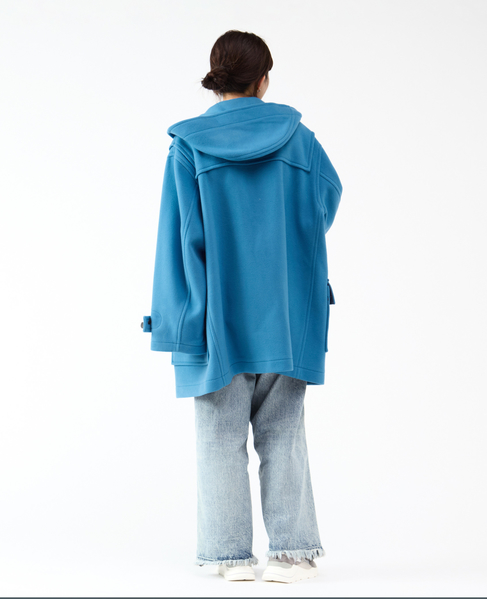 【MONTGOMERY/モンゴメリー】Alton  Pile Melton Duffle Coat  Short Length 24AW 詳細画像 BLUE 7