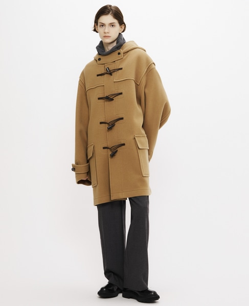 【MONTGOMERY/モンゴメリー】Alton  Pile Melton Duffle Coat  Short Length 24AW 詳細画像 BEIGE 10