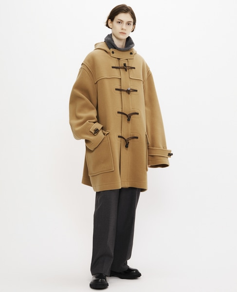 【MONTGOMERY/モンゴメリー】Alton  Pile Melton Duffle Coat  Short Length 24AW 詳細画像 BEIGE 11