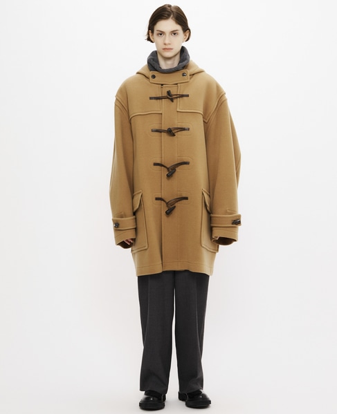 【MONTGOMERY/モンゴメリー】Alton  Pile Melton Duffle Coat  Short Length 24AW 詳細画像 BEIGE 12