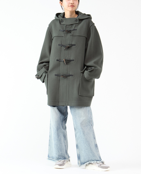 【MONTGOMERY/モンゴメリー】Alton  Pile Melton Duffle Coat  Short Length 24AW 詳細画像 BEIGE 16